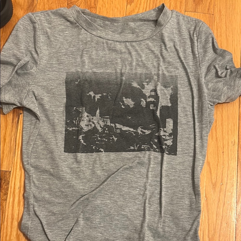 Gray Graphic T-Shirt
